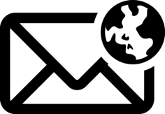 Global Mail Sketch Style Svg Vector, Free Vectors File